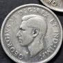 Canada 1942/43/44 Silver 25 Cents coins - George VI Image 7