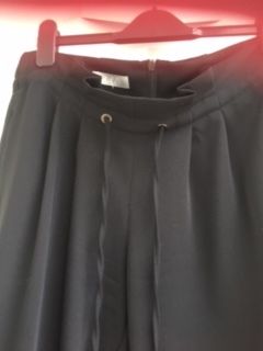 Black "PAPERBAG" TUZZI pants size 12/38 (30" leg)