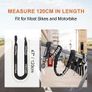 Bike Locks High Security with 2 Keys, Bike Chain Lock Heavy Duty, 120cm Bicycle/Cycling Locks for Bike Cycle, Moto, Door, Gate Fence, Black/White Image 5