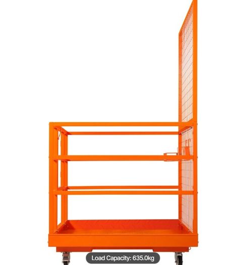 Forklift Work Platform Safety Cage 635kg  Heavy Duty Steel