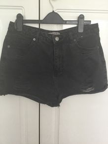 Ladies black shorts size 12