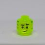 LEGO Harry Potter Trans Green Minifigure Head This is A Error Prototype Test Print Printed On The Wrong Colour Head Trans Green Very Head Rare And Hard To Find Image 2