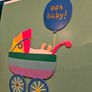 Gay Pride themed ungendered baby card Image 2