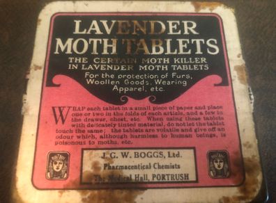 Antique Tablet Tin