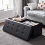 BRAND NEW Storage Benches Foldable Stool with Storage Space Home Sofa Ottoman Living Room Furniture Image 7