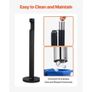 Cigarette Butt Receptacle, Commercial Cylinder Cigarette Butt Container, Freestanding and Weatherproof Outdoor Cigarette Butt Disposal for Garden Image 3