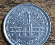 Argentina, 1 Peso 1960 Coin - free standard postage