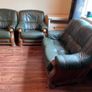 Three piece suite- 2seater + 2 armchairs Image 3