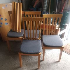 4 chairs and table