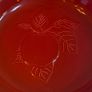 Emile Henry French Ceramic Artisan  apple Embossed Ruffled Pie Dish Image 4