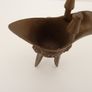 Chinese bronze ritual tripod jue wine vessel Image 6
