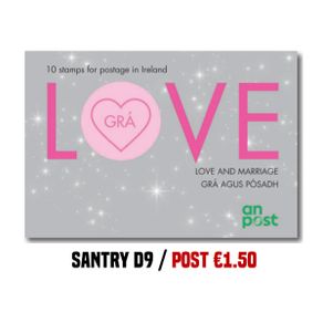 10 Pcs Love and Marriage National Stamps