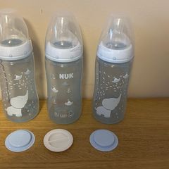 Various Nuk first choice bottle sets