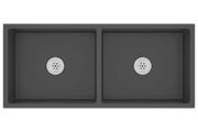 Handmade Kitchen Sink with Strainer Black Stainless Steel
