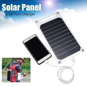 5V 10W DIY Solar Panel Slim Light USB Charger Charging Portable Power Bank Pad Universal For Phone Lighting Car Charger