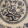 Vintage Wedgwood Blue Heritage Blue Onion Design Dinner Plate Image 2
