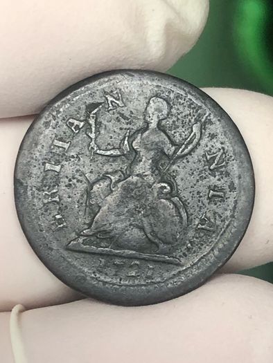 1721 Farthing George I Nice condition