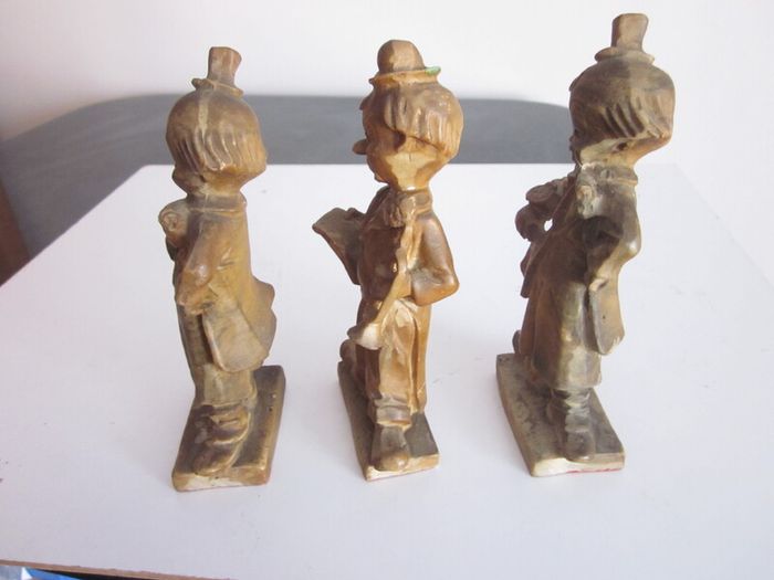 Three Vintage Boy Clown Figures 5"
