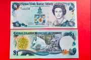 Cayman Islands 1 Dollar  1503 -2003  ( UNCIRCULATED )  PICK 30a Commemorative  Issue