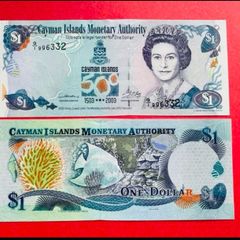 Cayman Islands 1 Dollar  1503 -2003  ( UNCIRCULATED )  PICK 30a Commemorative  Issue