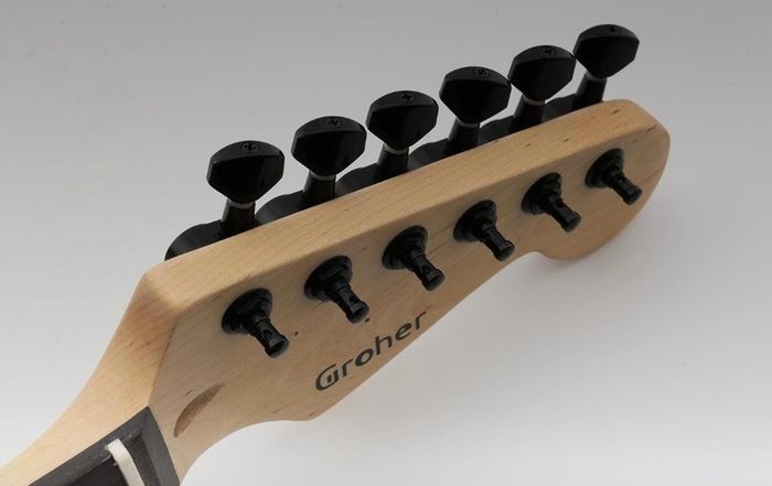 Wilkinson Machine Heads E-Z Loking tuners 6 In line black