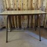 Vintage 1960s Cream Formica Side Table Image 4