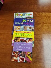 Baby Toddler menu recipe books