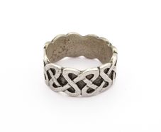 Sterling Silver Celtic Knot Ring, Full British Hallmarks