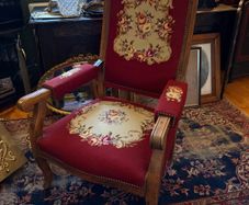 Antique French Reclining Chair