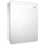 LED Bathroom Mirror Cabinet 68x9x80 cm Image 2