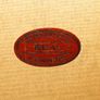 Vintage Leather Brown Suitcase Image 4
