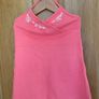New Girls Summer Coral Halter Neck Dress with sequins Image 5