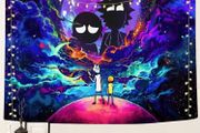 Rick And Morty Tapestry Wall Blanket For Living Room Bedroom Dorm Room Home Decor