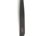 Professional Eyebrow Tweezers with Comb ingrown Hair Plucking Tweezers Personal Grooming Instruments Stainless Steel from Real Edge (Black)