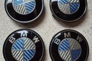 BMW Carbon Fibre Centre Caps - FREE POST