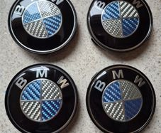 BMW Carbon Fibre Centre Caps - FREE POST