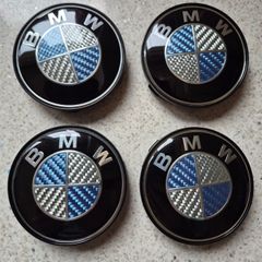 BMW Carbon Fibre Centre Caps - FREE POST