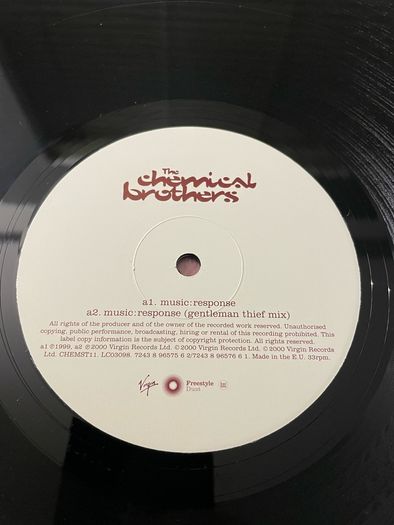 The Chemical Brothers - Music Response - 12" Vinyl EP - 2000 CHEMST11