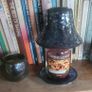 Yankee Candle Cinnamon Stick or Mandarin Cranberry with Mosiac Topper and Plate and seperate Candle Holder Bundle Image 2