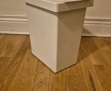 IKEA White Bin with Lid