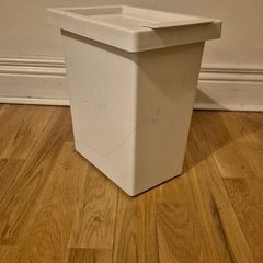 IKEA White Bin with Lid