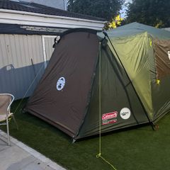 6 man tent with awnings Colman 2 min pop up