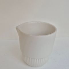 Meadows and Byrne White Porcelain Milk Pitcher