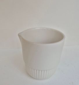 Meadows and Byrne White Porcelain Milk Pitcher
