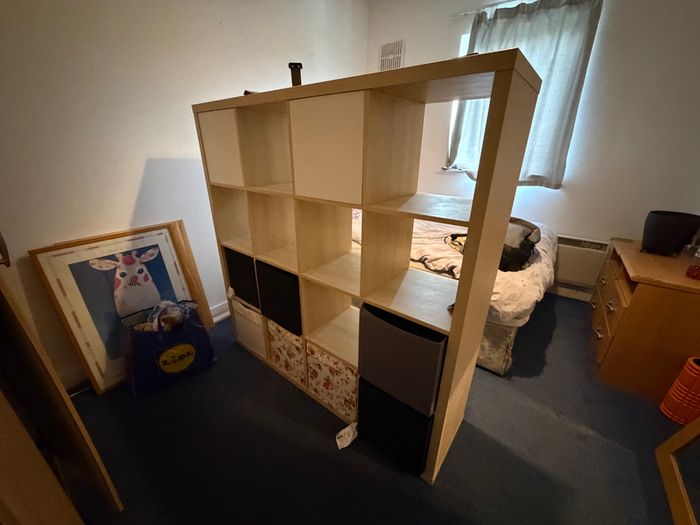Ikea Kallax 4x4 shelving unit - light wood effect