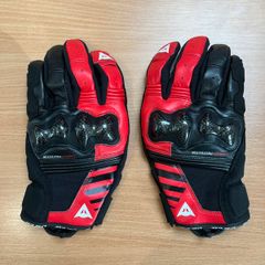 Reacto Carbon Short - Men's Short Leather Motorcycle Gloves