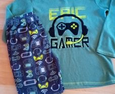 Fleece Gamer Pyjamas Size 31/32 in