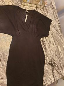 Asos black dress uk10 new
