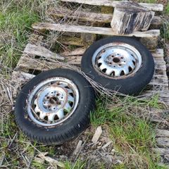 Toyota Starlet steel wheels