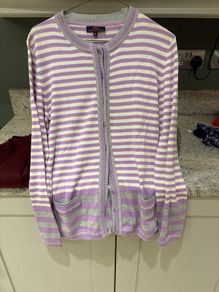 ladies cardigan x2 size small paco  marine & mystify
